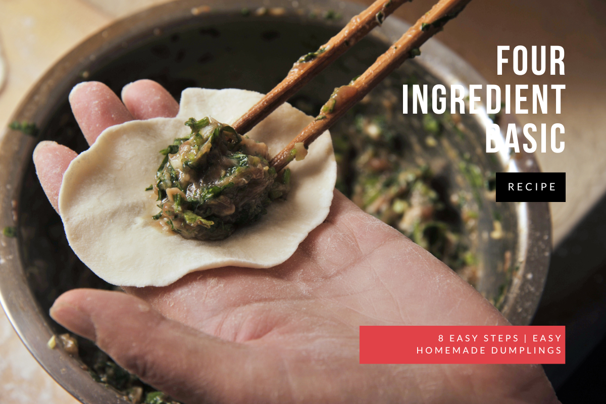 Four ingredient basic how to make homemade dumplings