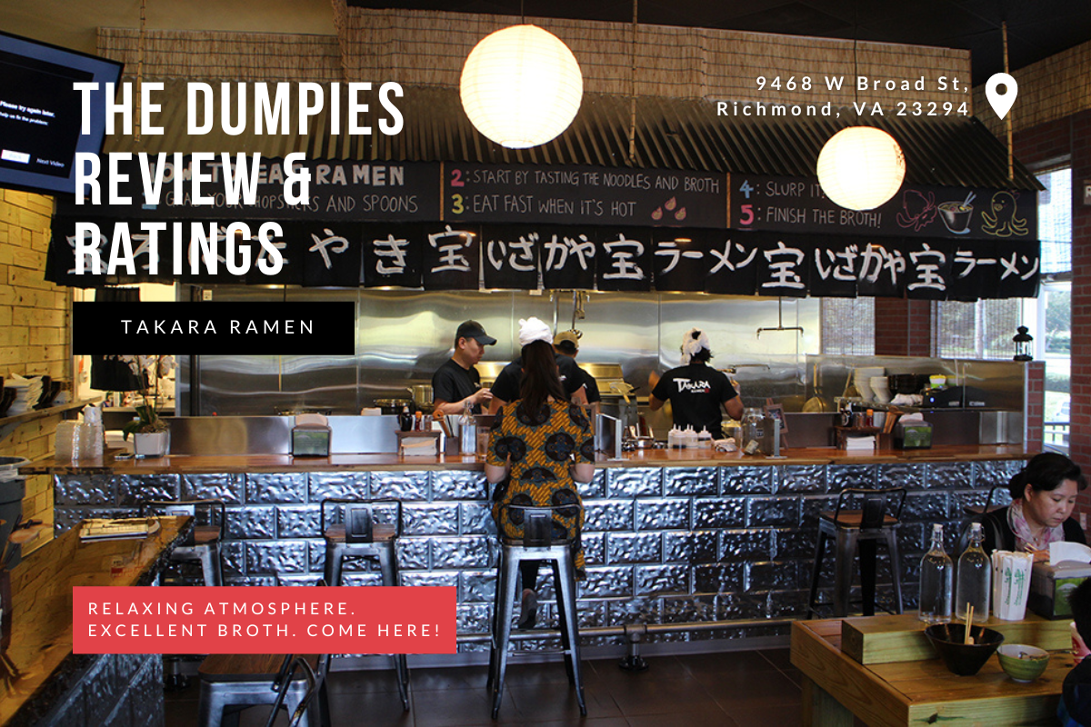 Takara Ramen Review RVA - Great Experience Great Food