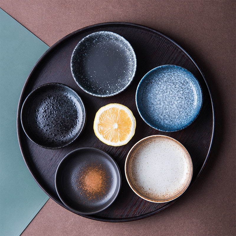 Handmade Ceramic Porcelain Saucer Dishes