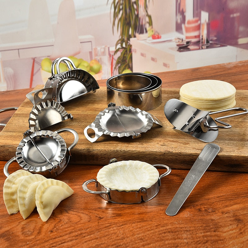 Professional-Grade Stainless Steel Dumpling Molds