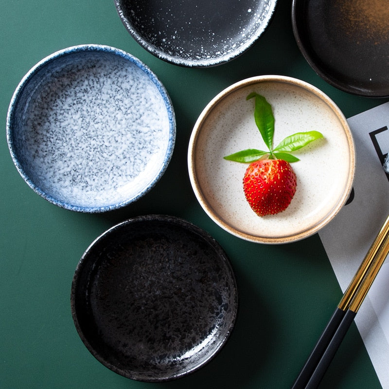 Handmade Ceramic Porcelain Saucer Dishes