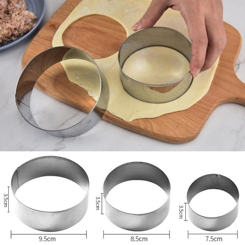 Professional-Grade Stainless Steel Dumpling Molds
