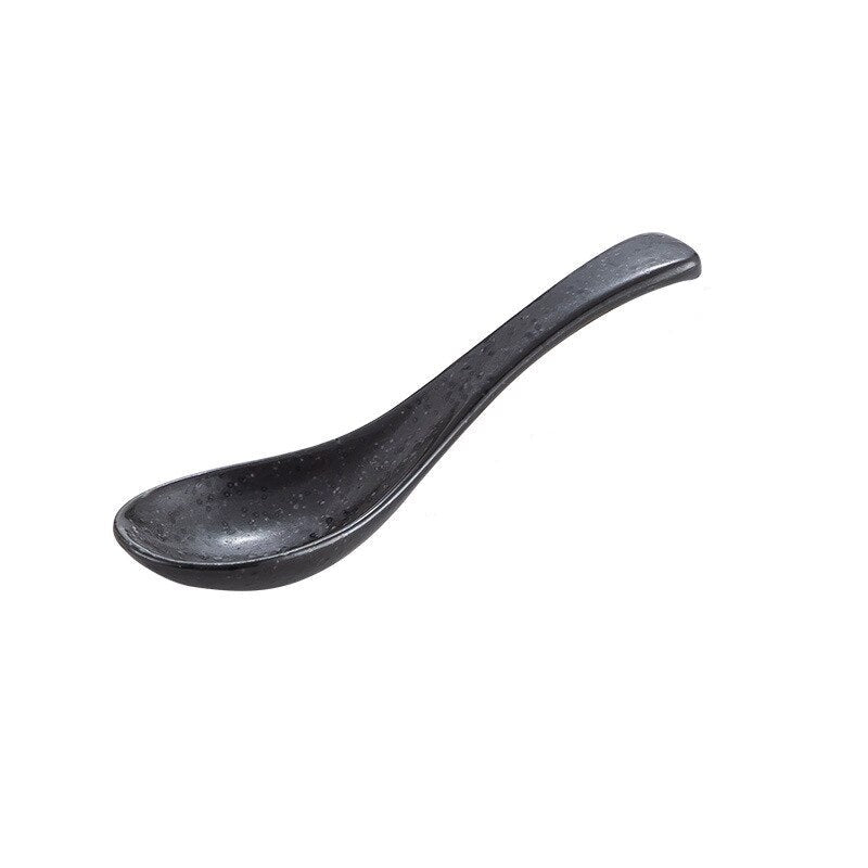 Creative Japanese Retro Ceramic Soup Spoon Creative Japanese Retro Ceramic Soup Spoon