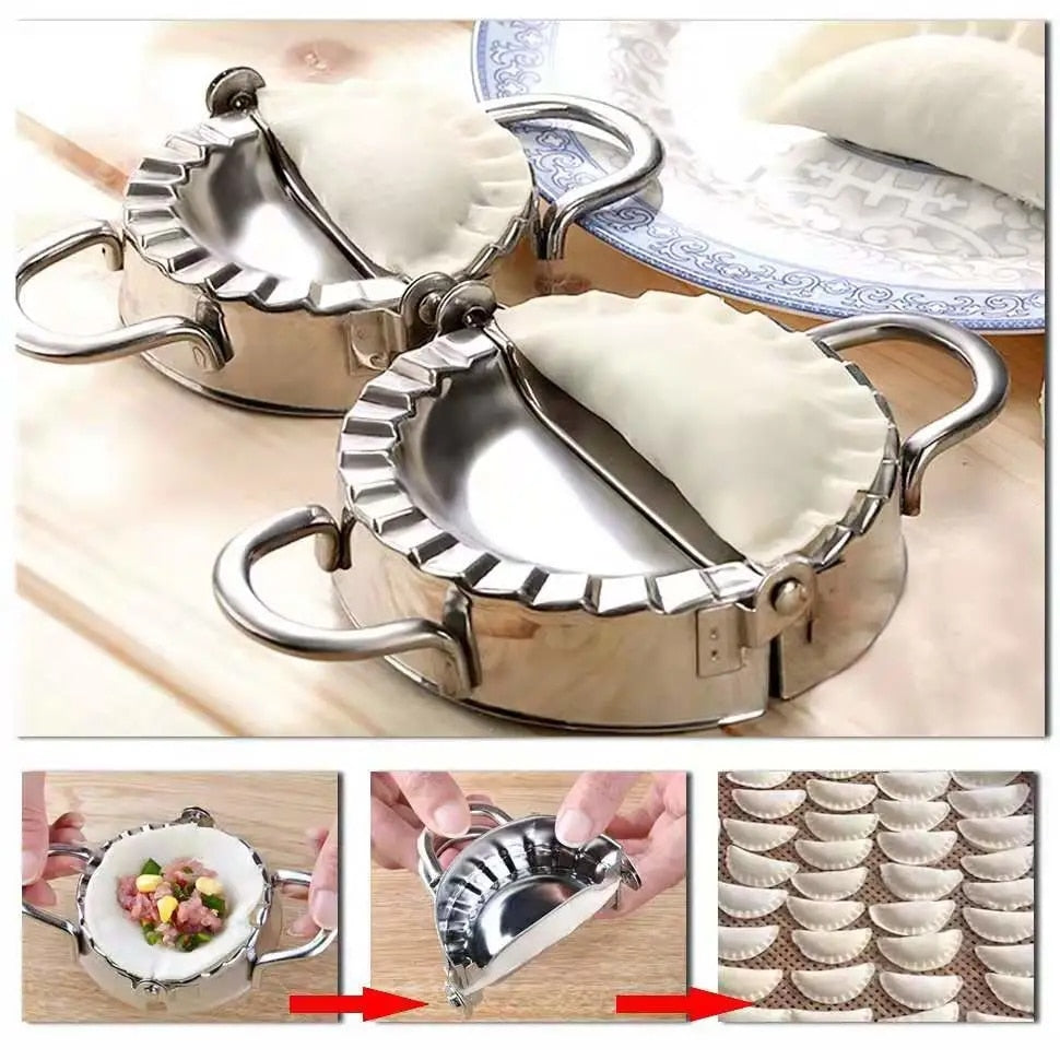 Professional-Grade Stainless Steel Dumpling Molds